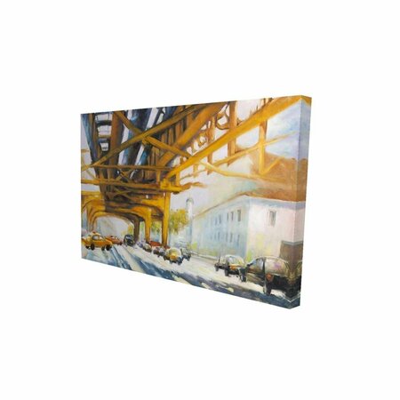 BEGIN HOME DECOR 20 x 30 in. Trafic Under The Bridge-Print on Canvas 2080-2030-CI190